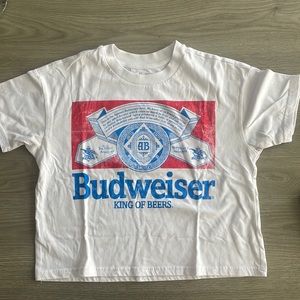 Budweiser vintage cropped t-shirt